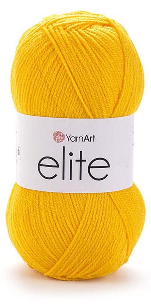 YarnArt Elite 32 Acrylgarn 100g/300m weich, Sonnenblume Produktbild 