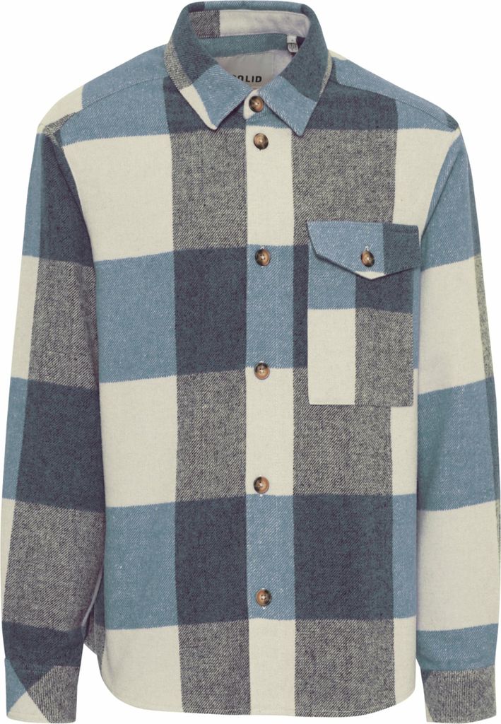 Solid Knopfleiste Langarmshirt für Damen
