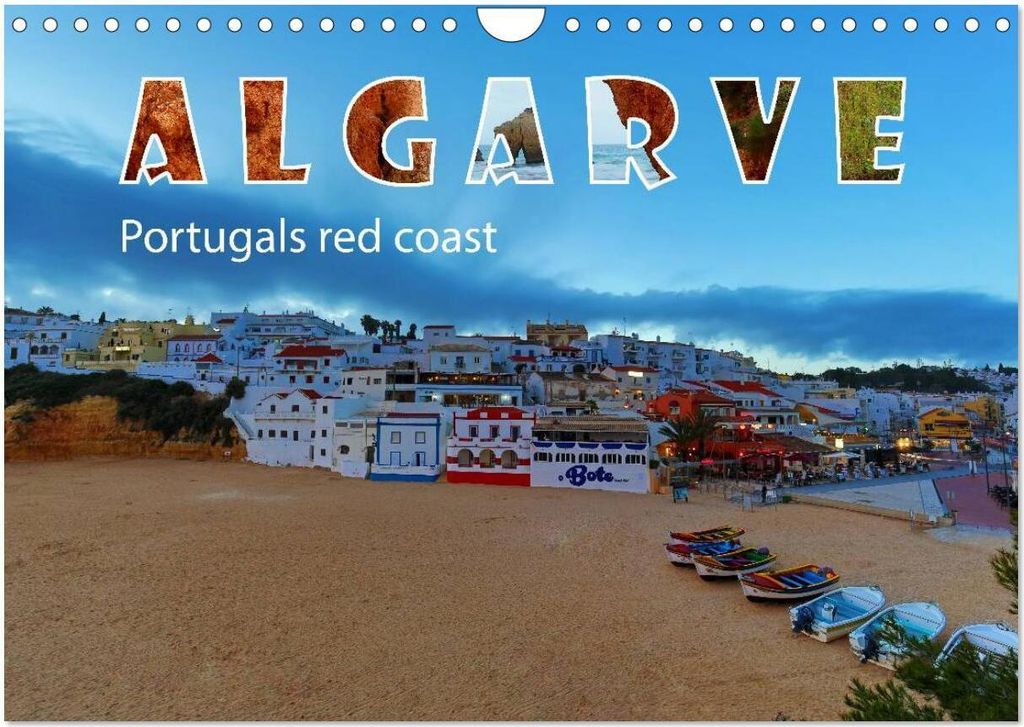 ALGARVE Portugals red coast (Wall Calendar 2026 DIN A4 landscape), CALVENDO 12 Month Wall Calendar