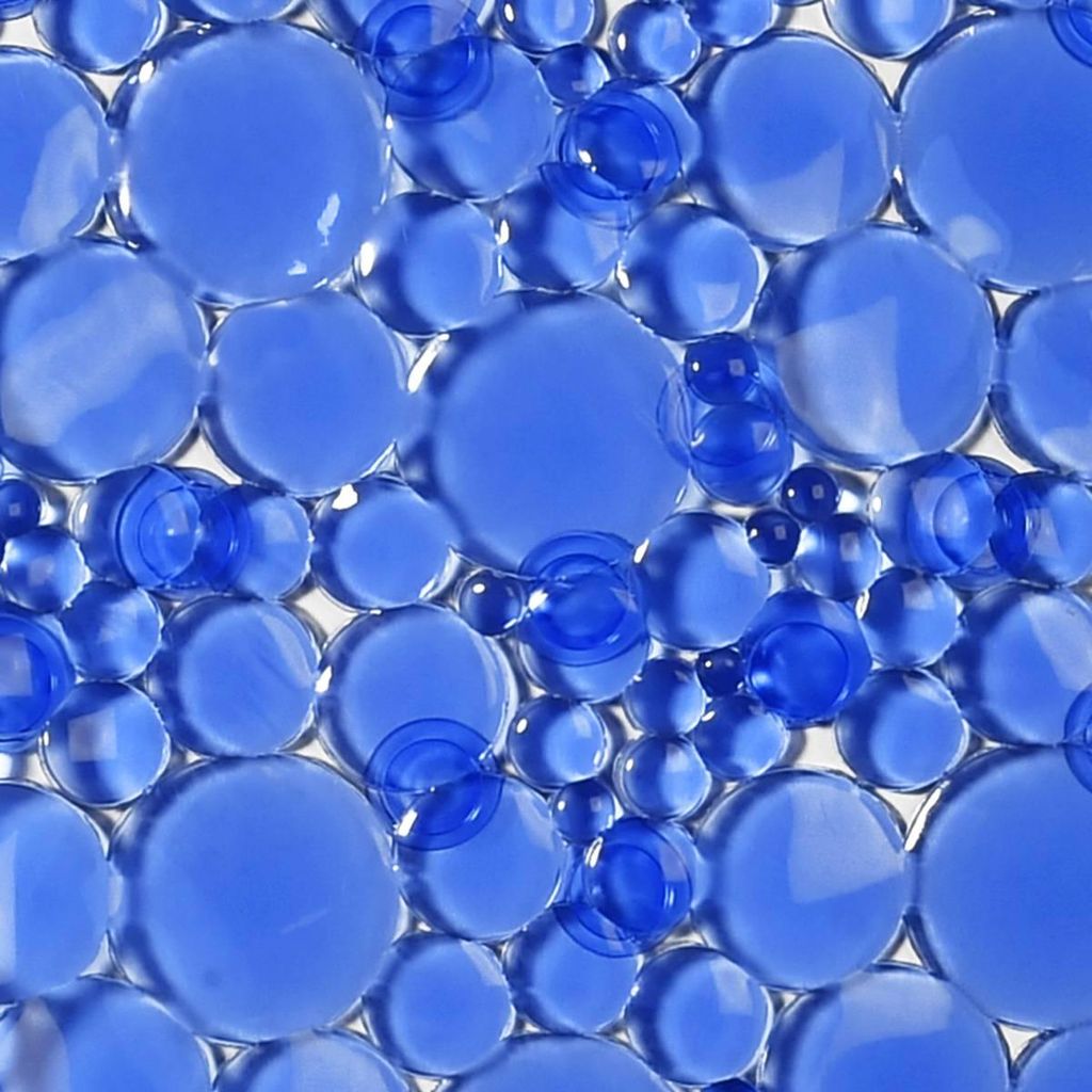 Duschhintergrund pvc 50x50cm blasen - marineblau - Tendance