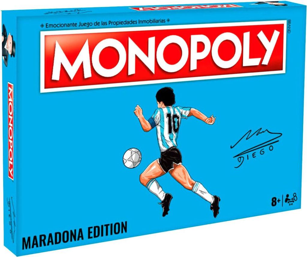Hasbro - Akcesorium do Gry Monopoly Maradona w Hiszpańskim Immagine del prodotto 