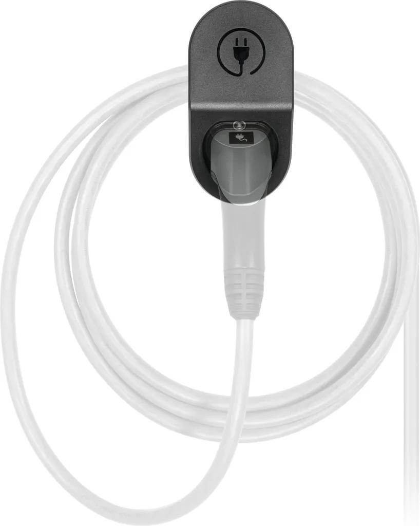 Supporto per cavo e spina di tipo 2 TechniSat | staffa a muro per cavo di ricarica per auto elettriche