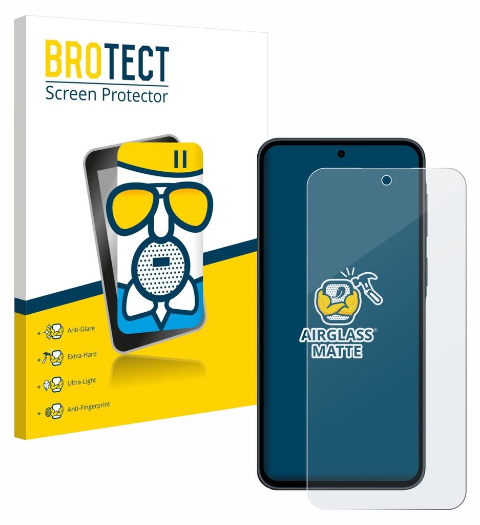 BROTECT Entspiegelungs Schutzglas für Samsung Galaxy A37 5G Schutzfolie Panzer Folie Glas Display Schutz matt