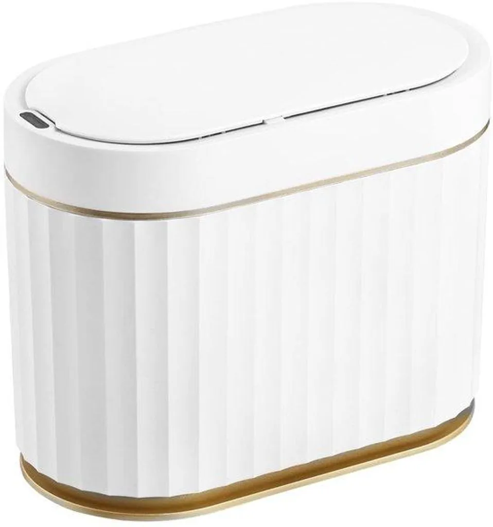 Petite poubelle de salle de bain 5L automatique pour hygiène sans contact