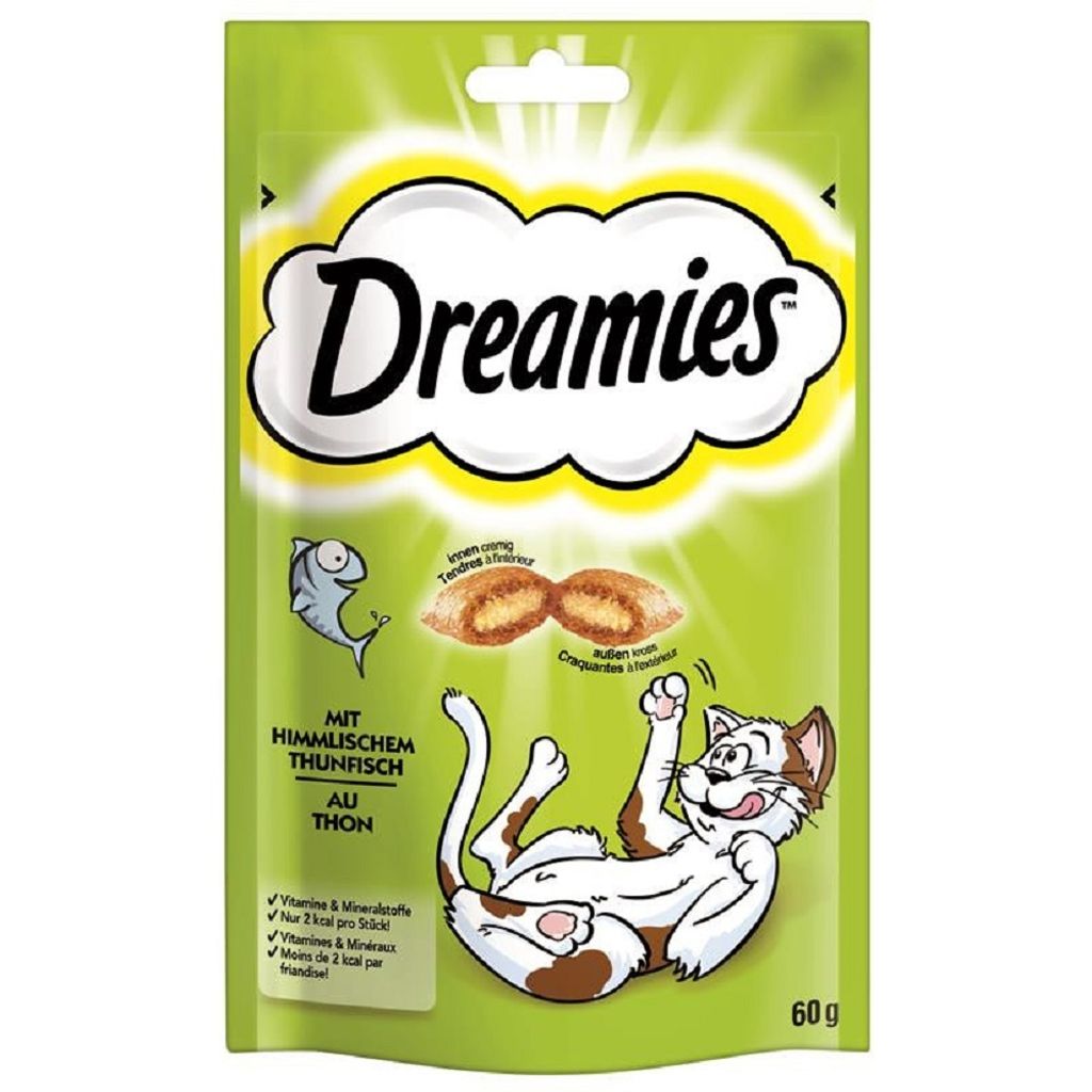 DREAMIES Katzensnack mit Thunfischgeschmack 180 g Mega Pack Produktbild 