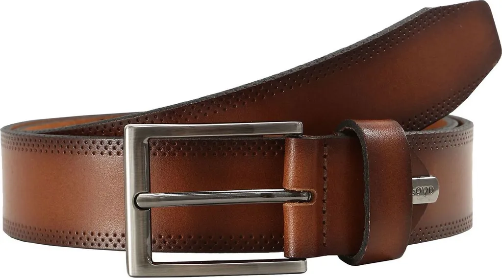 Cintura LLOYD Cow Leather W115 Brandy - Robusta Pelle Uomo Marrone