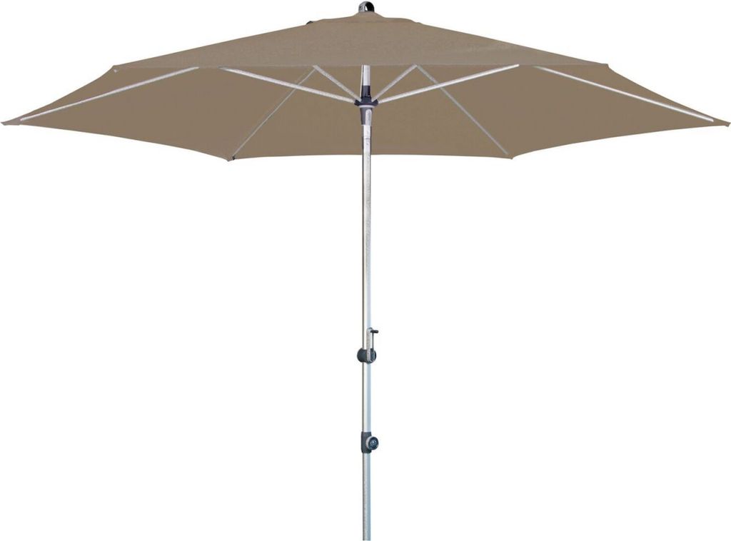 Doppler Expert Auto Tilt ø 280 cm Sonnenschirm 6 Farbvarianten Mittelmastschirm 428441 846 Greige