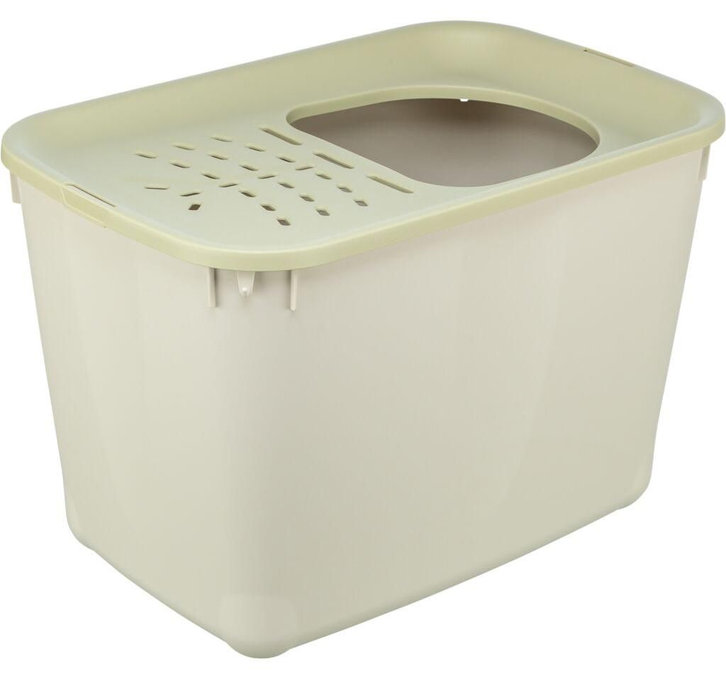 TRIXIE Katzentoilette Hop-In mit Einstieg von oben und Produktbild 