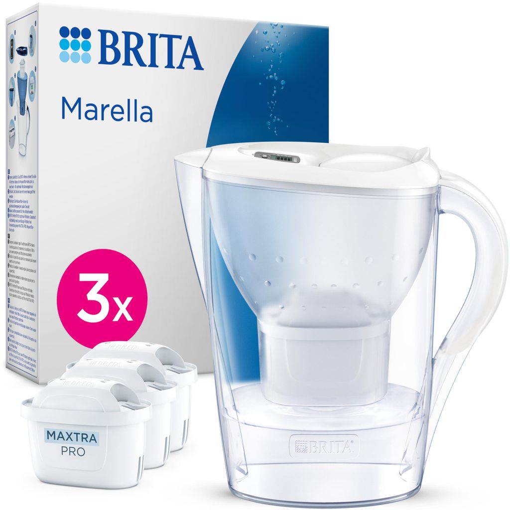 Brita Marella, Pitcher-Wasserfilter, 1,4 l, Transparent, Produktbild 