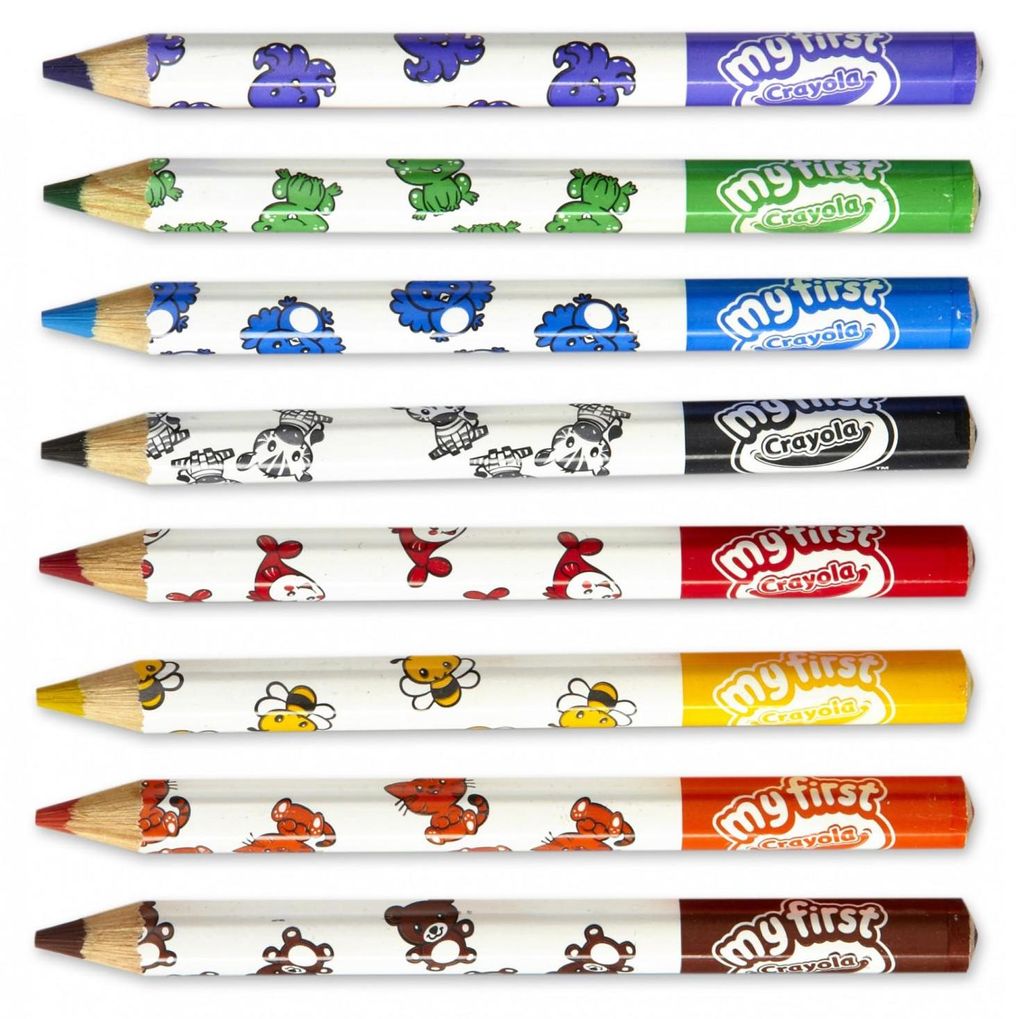 Matite Jumbo Kids, impugnatura facile, confezione da 8 Immagine del prodotto 