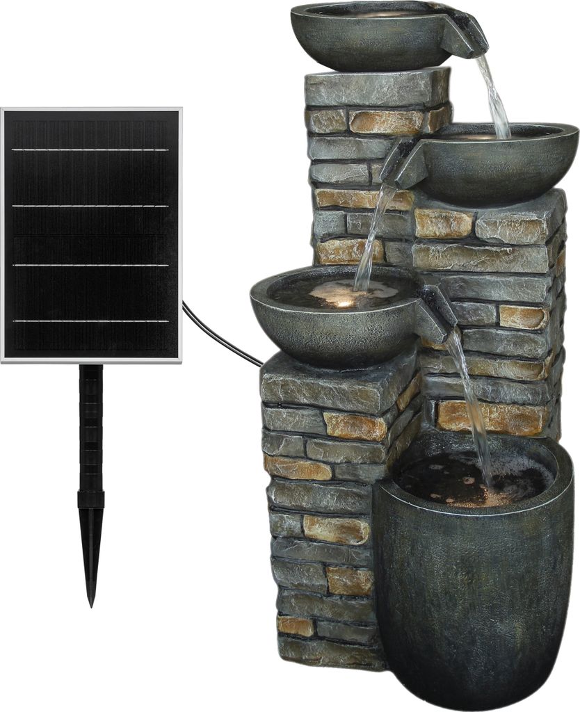 Dehner Gartenbrunnen Mattone, Solarbrunnen Kaufland.de