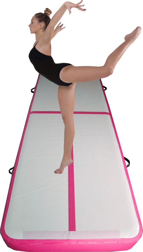 Airtrack Turnmatte pink 3m x 20cm Pumpe Zubehör