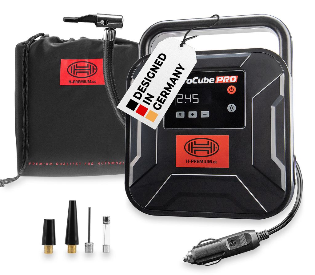 HEYNER® Luftkompressor 12 V 35 L/min 10 bar, Auto-Stopp LCD Produktbild 