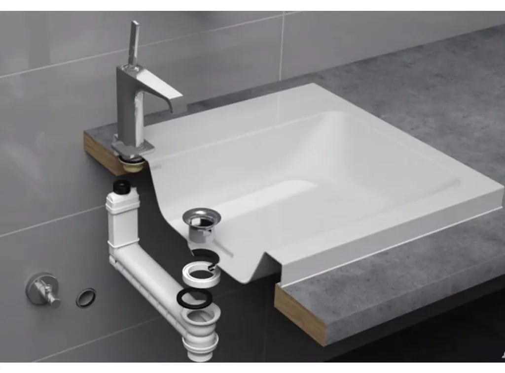 Geberit 152018 WT CLOU Mécanisme à levier robuste pour vasque design