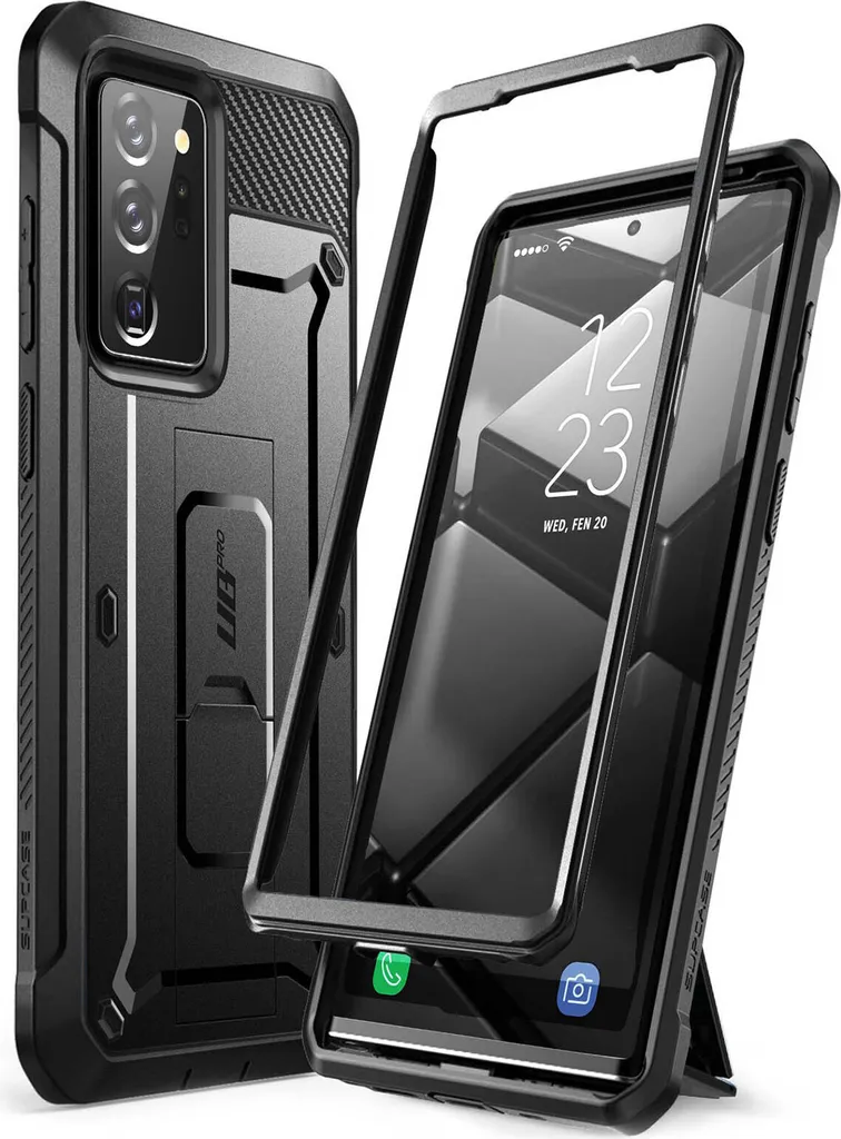 Supcase UB Pro Galaxy Note 20 Ultra Nero: Cover Militare Antiurto 20ft