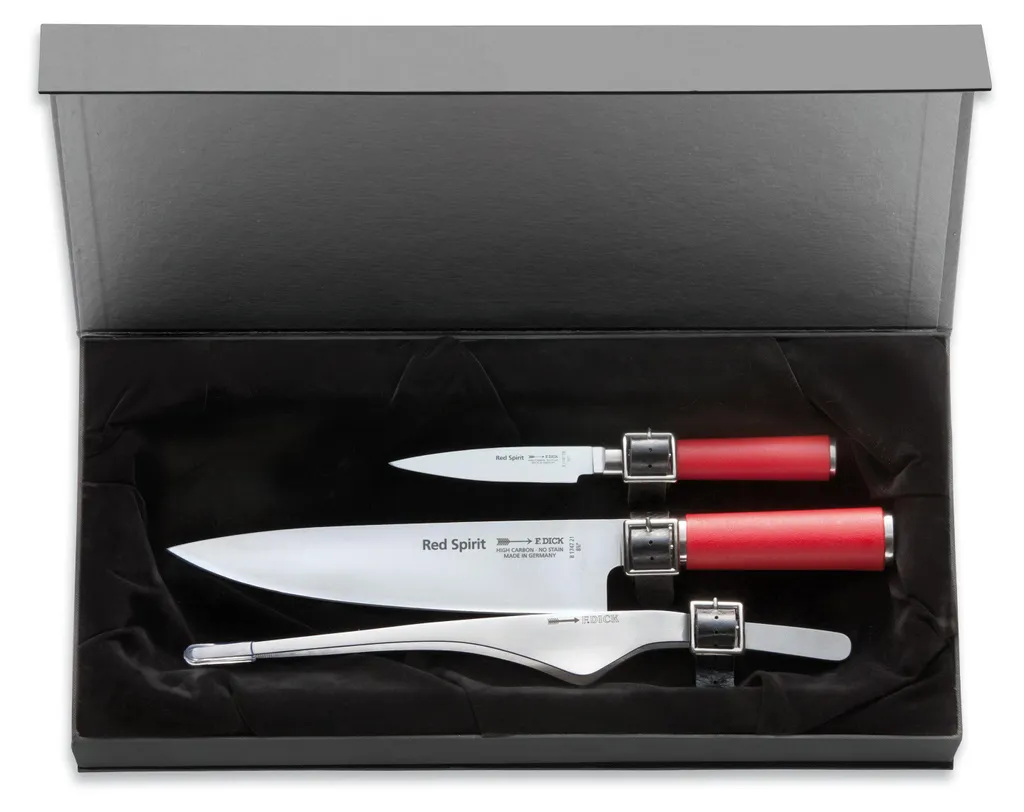 Design e Taglio: Set Dick Red Spirit 3 Pezzi | Acciaio X55CrMo14