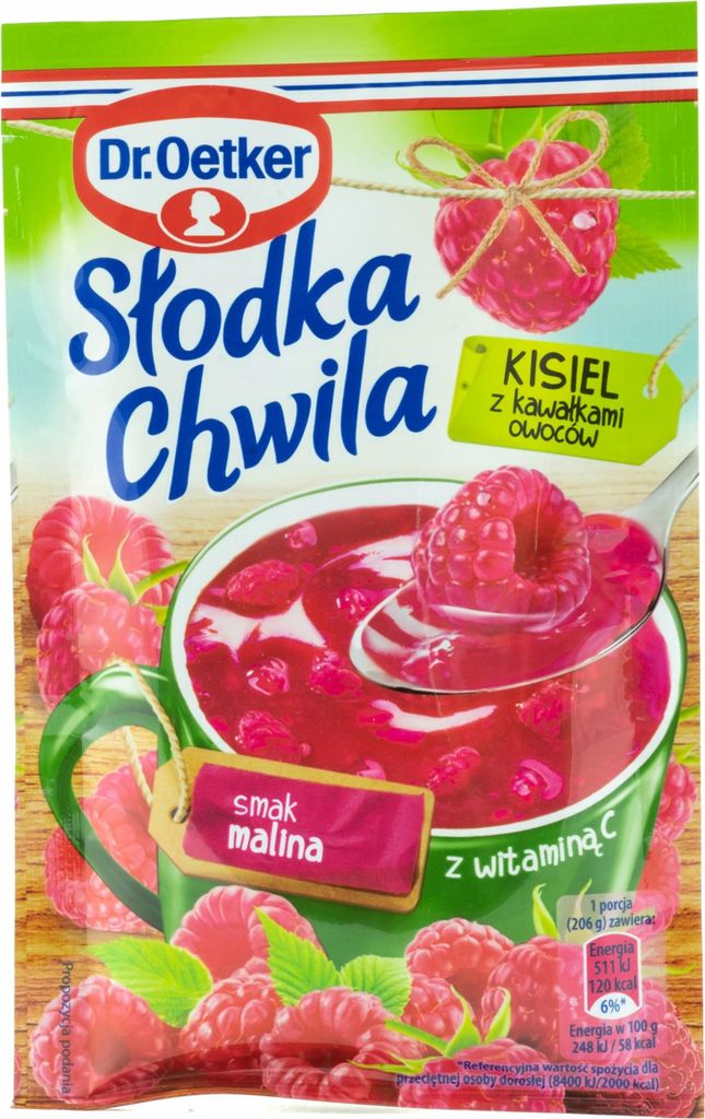 Kisiel malinowy lub owocowy Dr. Oetker 31,5 g Produktbild 