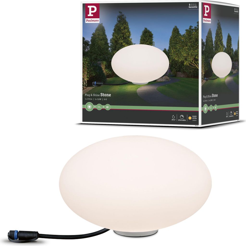 Paulmann Plug & Shine LED Lichtobjekt Stone