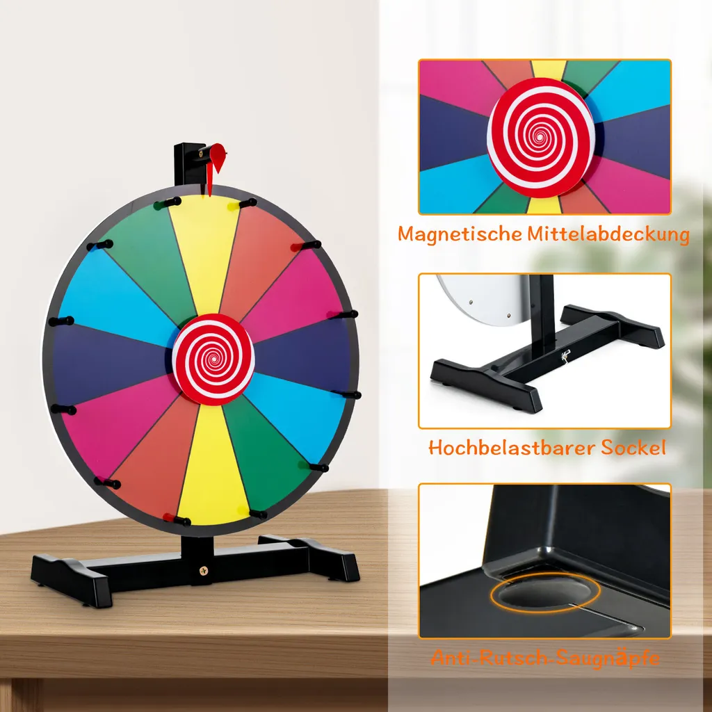 Roue de la Fortune pour Animation de Soirée et Tirage au Sort Créatif - 7