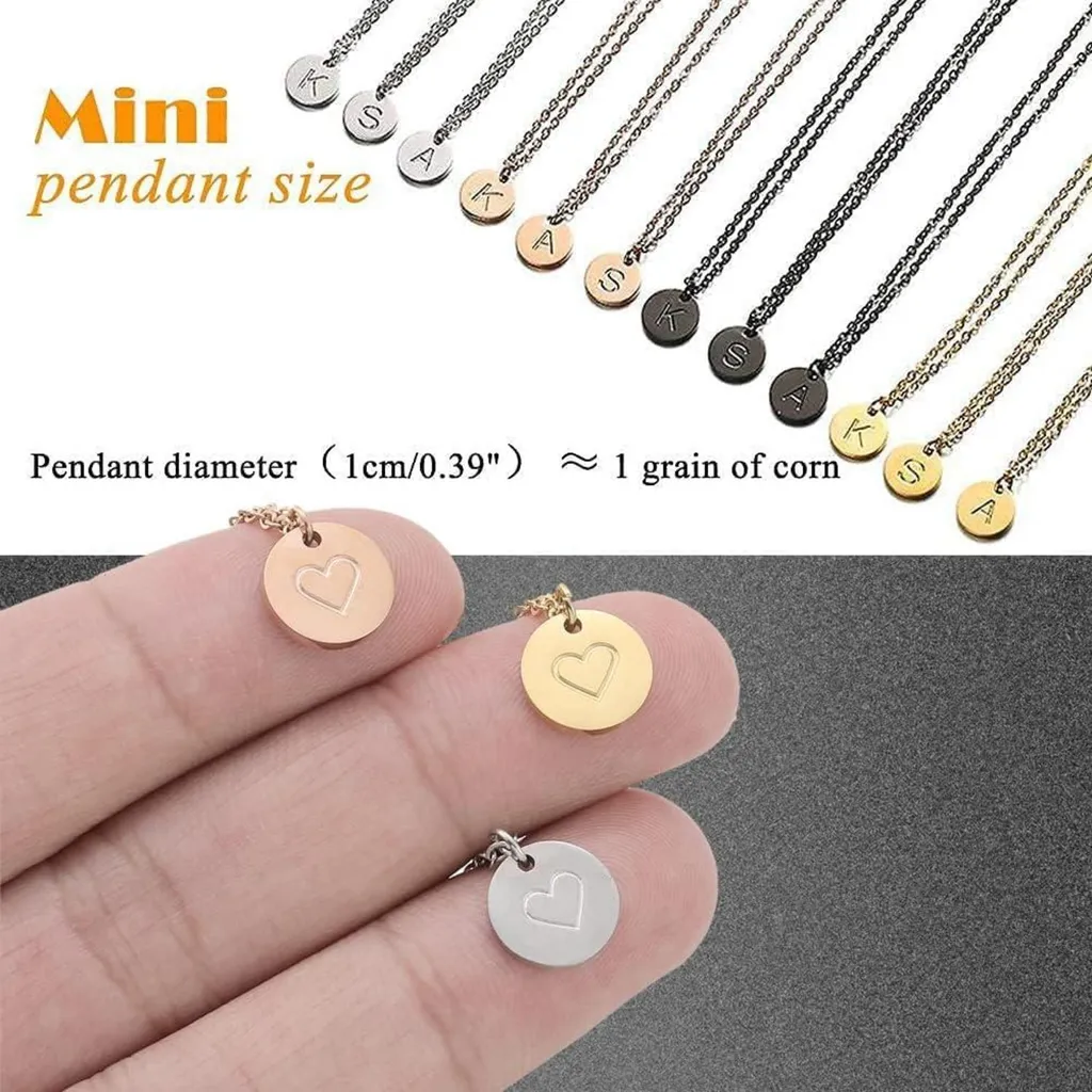 Collana con Lettera Iniziale Oro Rosa e Argento: Trend Regalo 2025 - 14