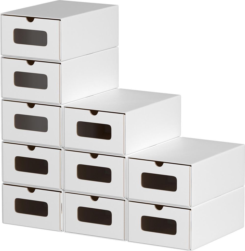 Hebitod 20x boxy na boty s okénkem pro prohlížení úložného Obrázek produktu 