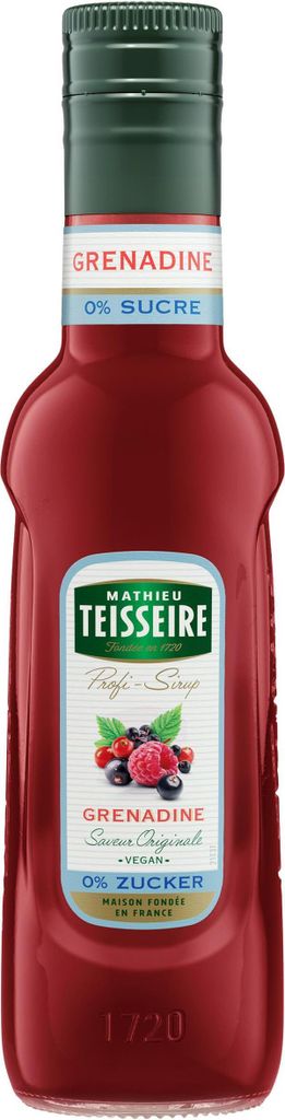 Mathieu Teisseire Sirop pour boissons Grenadine 0% sucre Image du produit 