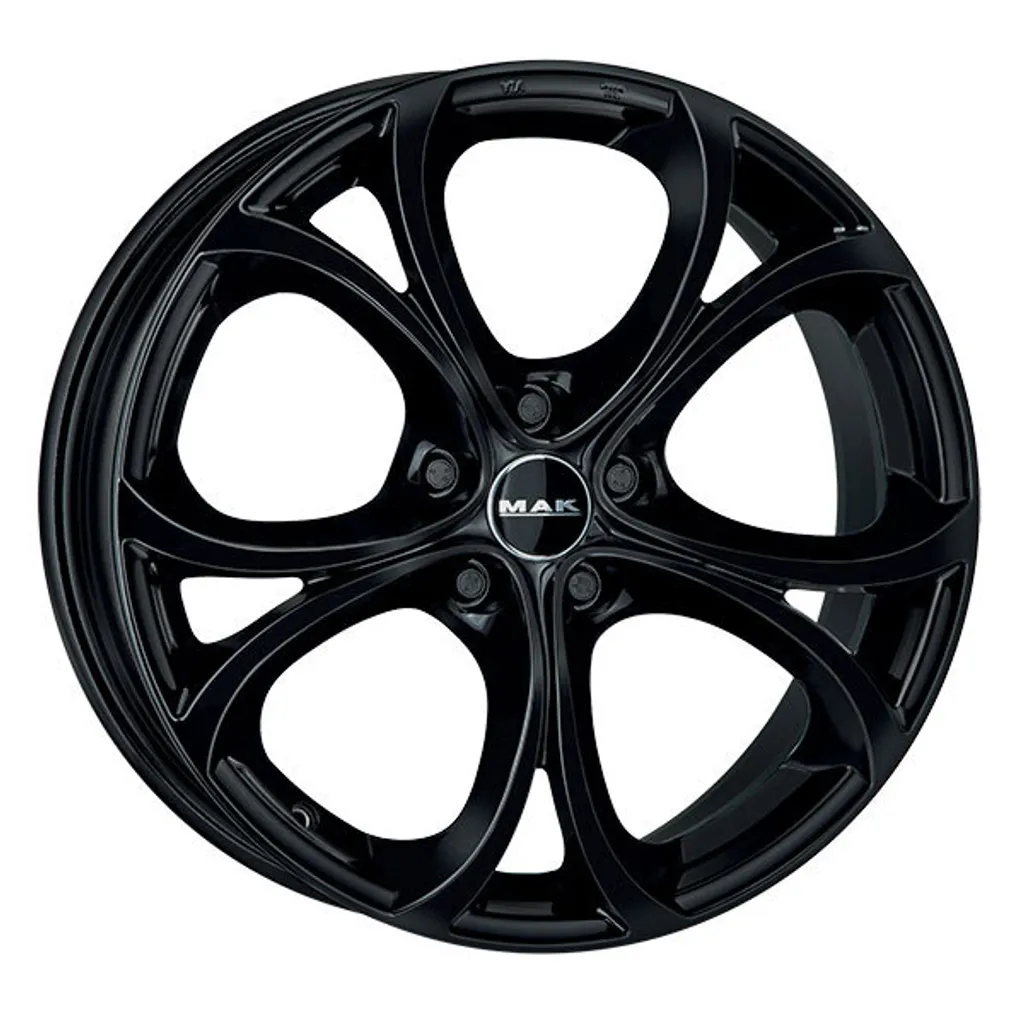 Jantes sport 18 pouces MAK Lario 5x110 ET34 en finition noir laqué chic