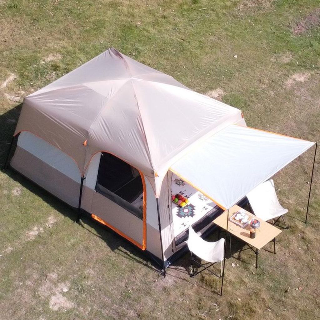 Xmund Familienzelt L für 6-10 Personen 380x260x200 cm, Produktbild 
