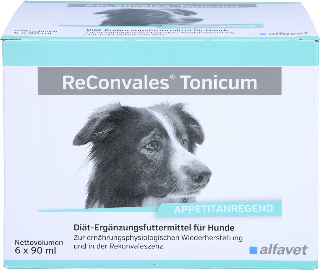 ReConvales Tonicum Hund 6 x 90 ml Aufbaunahrung alfavet Produktbild 