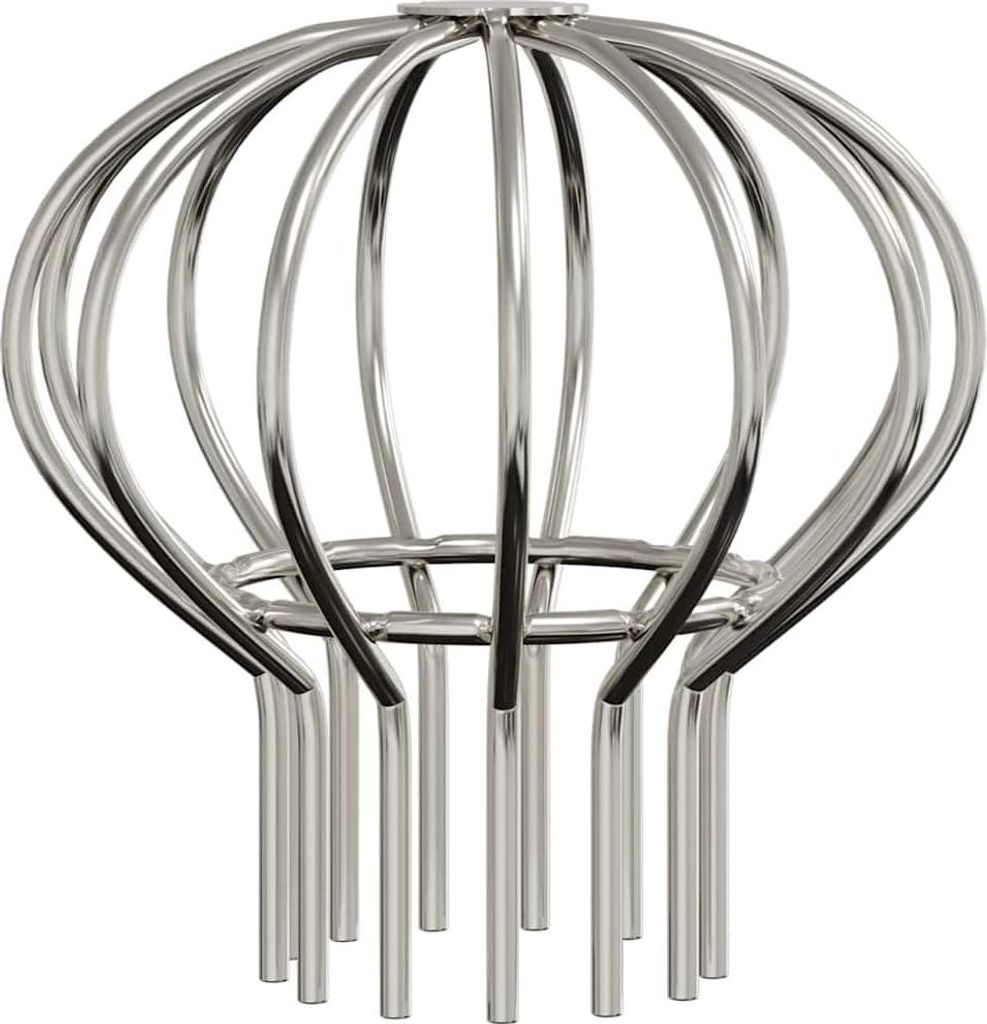 vidaXL Dachrinnenblattschutz 2 pcs Silber 75 mm Edelstahl