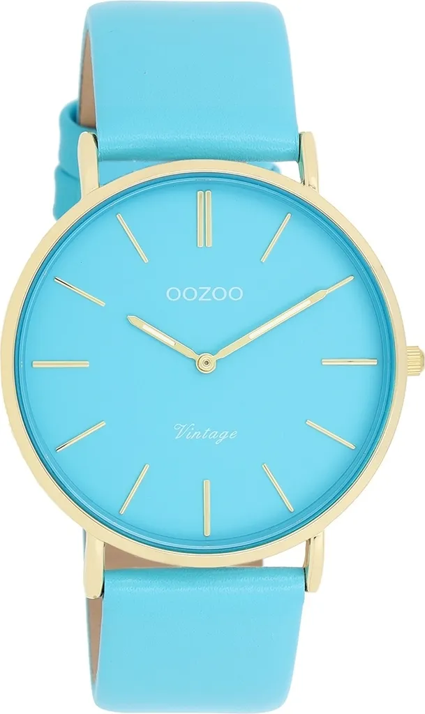 Oozoo Orologio Vintage Donna Blu UOC20323 | Pelle e Quarzo