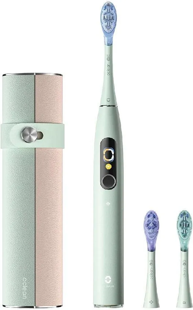 Oclean X Ultra S Verte : Brosse Sonique Connectée avec Écran et Boîtier - 4