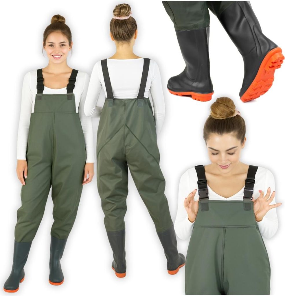 Bottes de pêche en caoutchouc pour hommes, bottes de Image du produit 