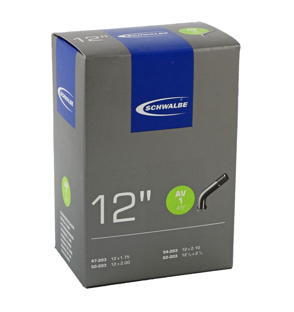 Schwalbe Fahrradschlauch 12 Zoll AV 1 ungerade 47/62-203 Produktbild 