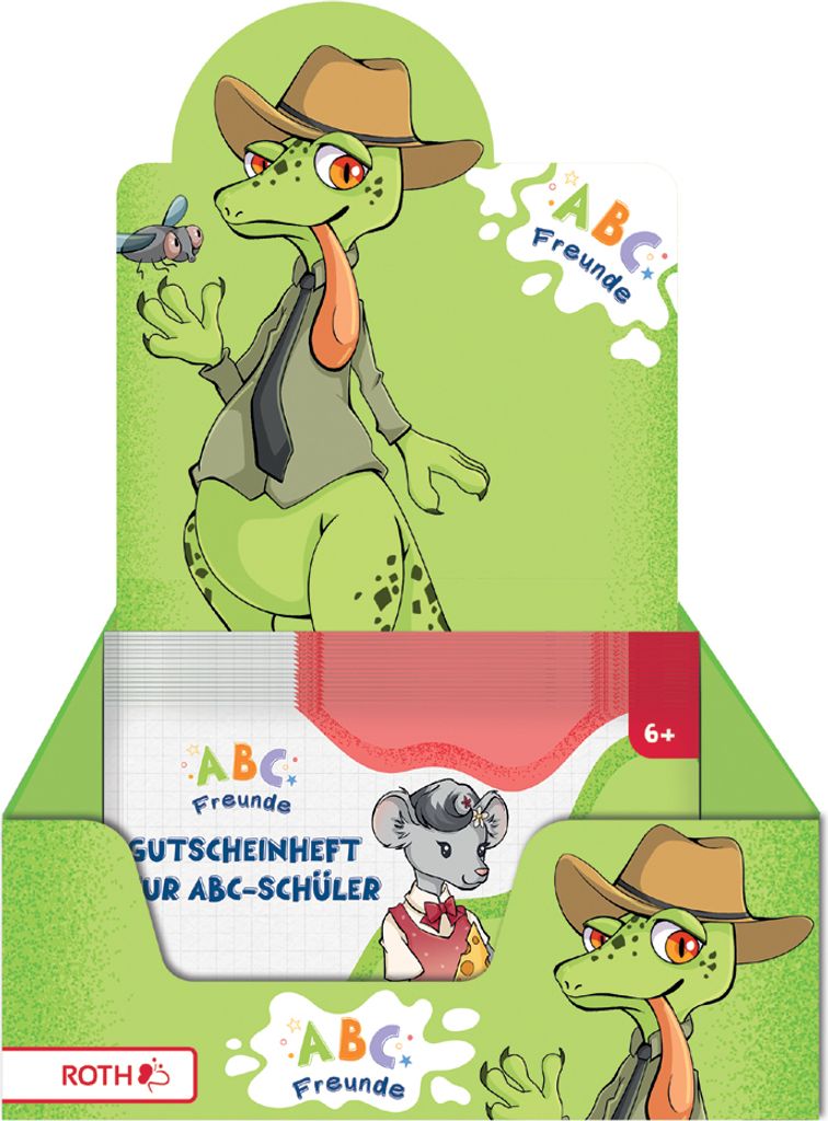 ROTH Gutscheinheft "ABC Freunde" Display 18 Stück