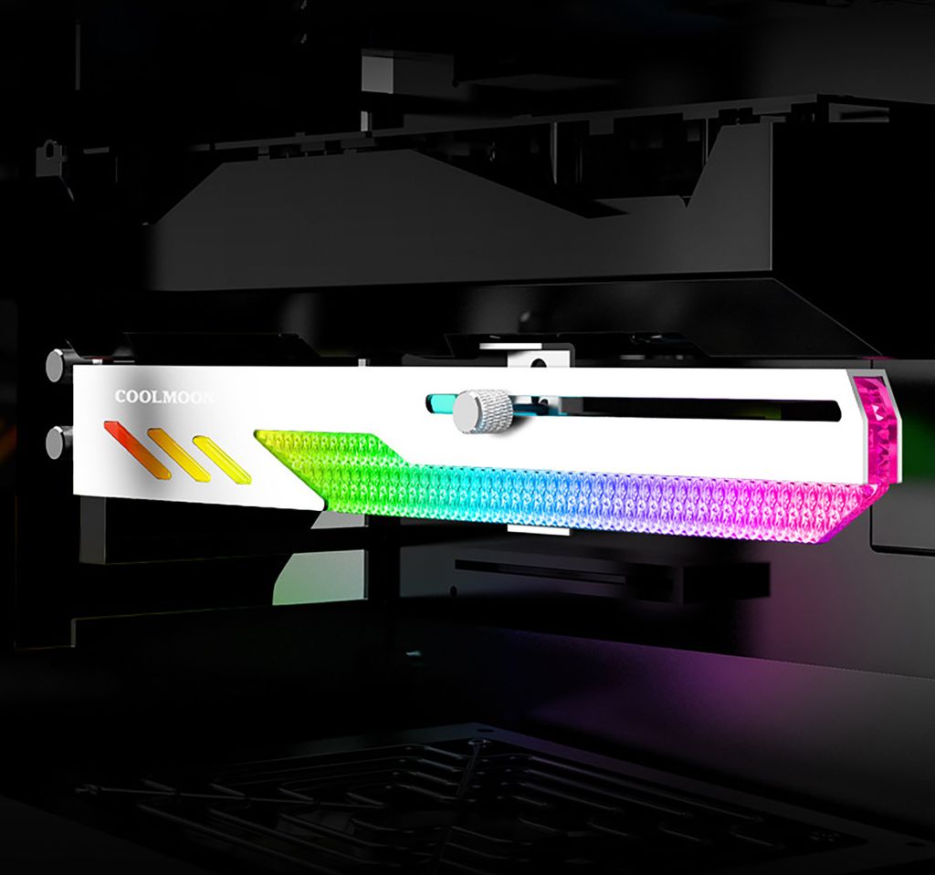 GT8 Graphics Card Bracket Multi-Interface Protective Large Lading-tragende Chassis-Dekoration 5V Argb Synchronous GPU Grafikkartenstandhalter für ...