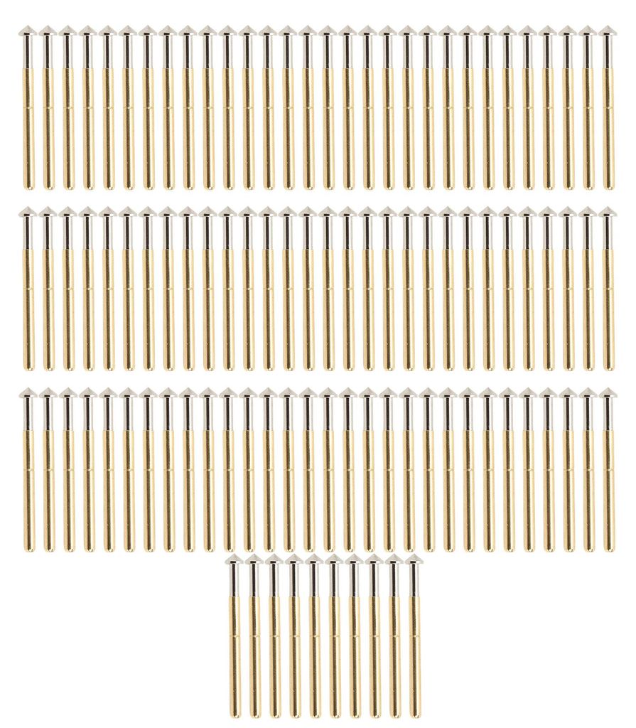 100 Stück Prüfspitzen mit konischem Kopf, Typ P156?E, Testspitzen, Pogo-Pins, Zubehör für die Prüfung elektronischer Bauteile