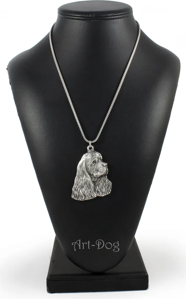 Collana con Cane Cocker Americano - Ciondolo Art-Dog | Regalo Originale