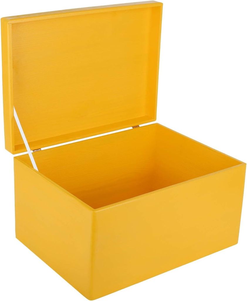 Creative Deco Drewniane Pudełko z Pokrywą | 40x30x24 cm Zdjęcie produktu 