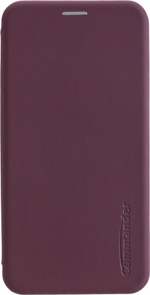 COMMANDER Book Case CURVE für Samsung Galaxy S10 Lite - Soft Touch - Bordeaux
