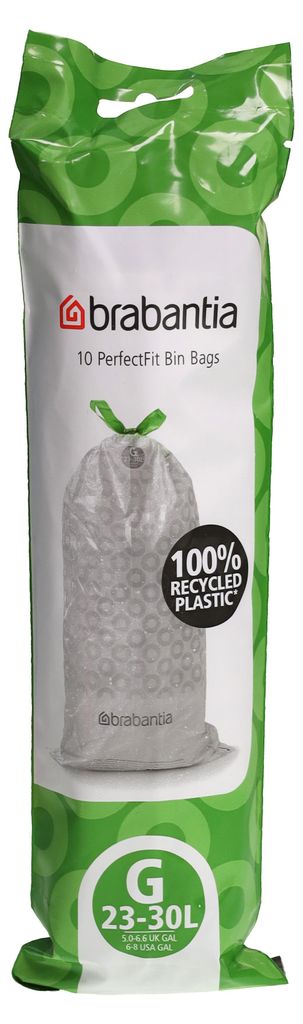 Brabantia PerfectFit, 30 l, Weiß, Kunststoff, China, 10 mm, Produktbild 