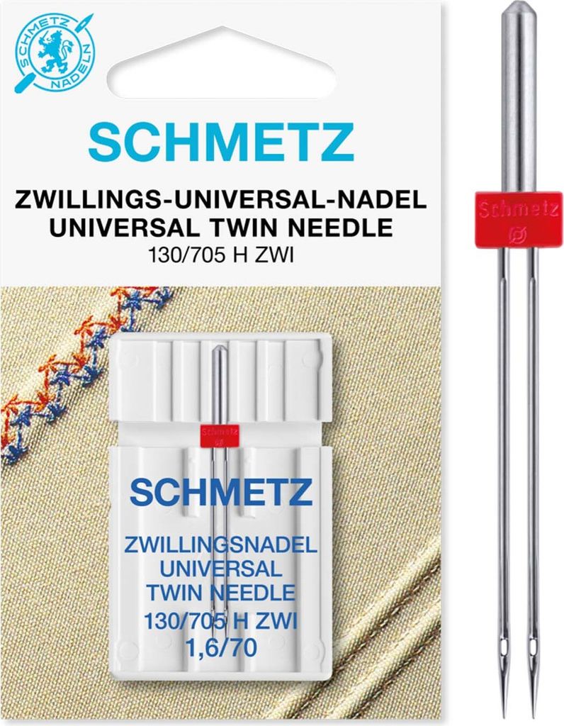 Schmetz 130/705 H ZWI 1,6 SBS 70 Jehly do šicích strojů Obrázek produktu 