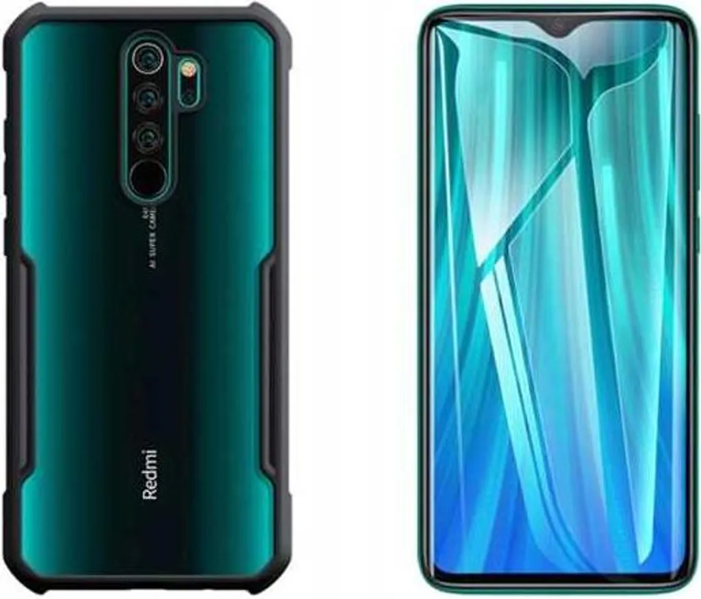 Coque antichoc Redmi Note 8 Pro noir SPACECASE Beetle ultra résistante - 2