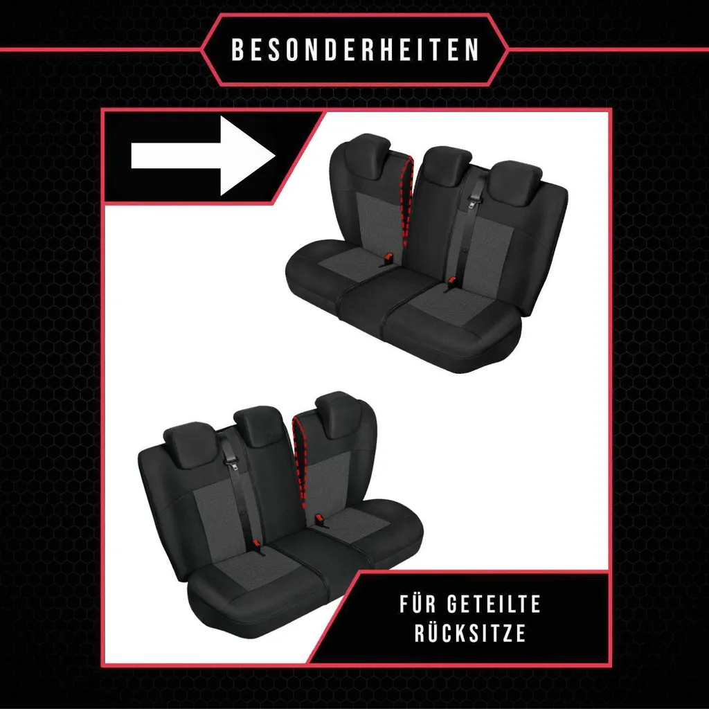 Coprisedili Toyota Land Cruiser Nero - Protezione Premium in Ecopelle - 7
