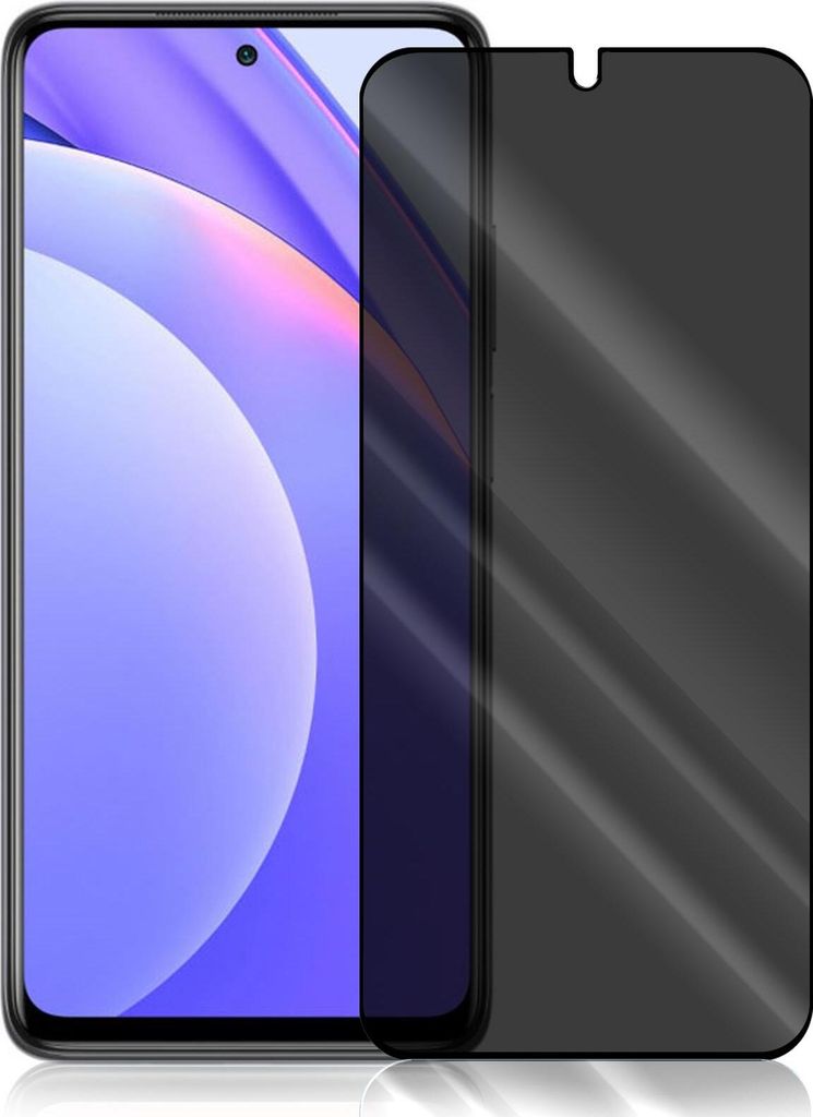 Anti Spy Panzer Folie für Xiaomi Mi 10T lite Privacy Displayschutzfolie Sichtschutz Glasfolie Schutzglas
