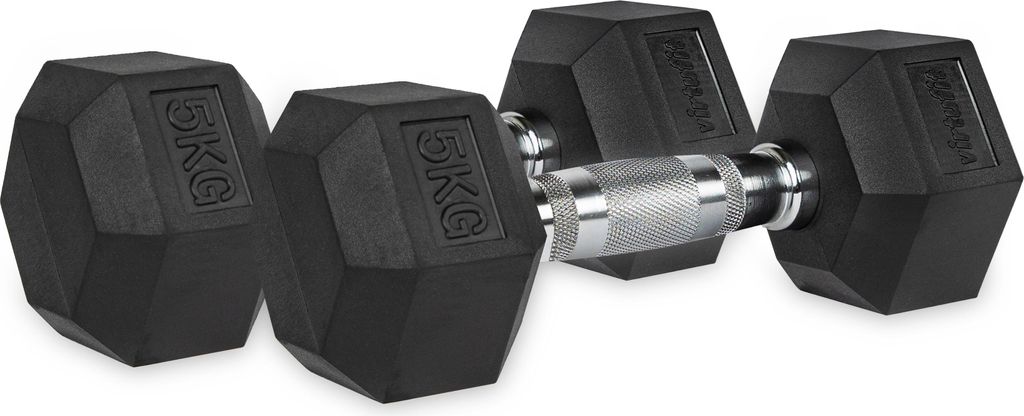 VirtuFit Hexa Dumbbell Pro Set 2 x 5 kg Zdjęcie produktu 