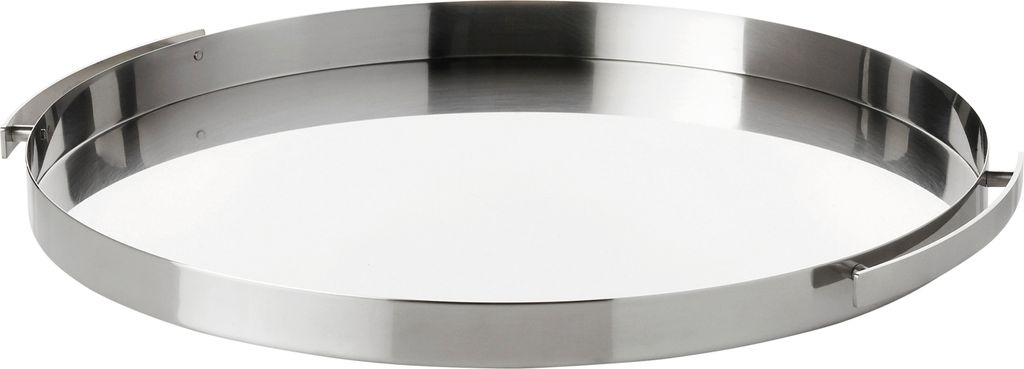 Stelton Arne Jacobsen Serviertablett Ø 33.5 cm Steel