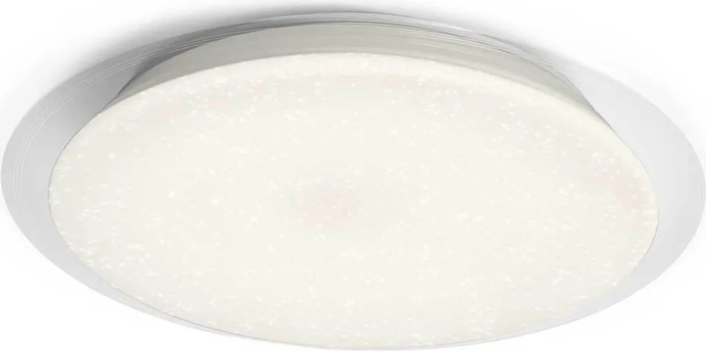 Luminaire Plafonnier LED Dimmable Orbis Sparkle Ø56cm Blanc avec Télécommande - 2