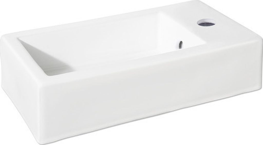 Differnz Handwaschbecken Hura L 40 x 22 cm weiß matt 38.005.77