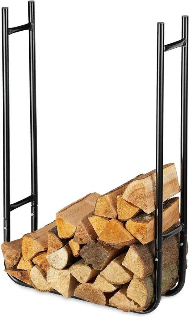 Malle de rangement étroite 90 cm en bois et métal noir minimaliste